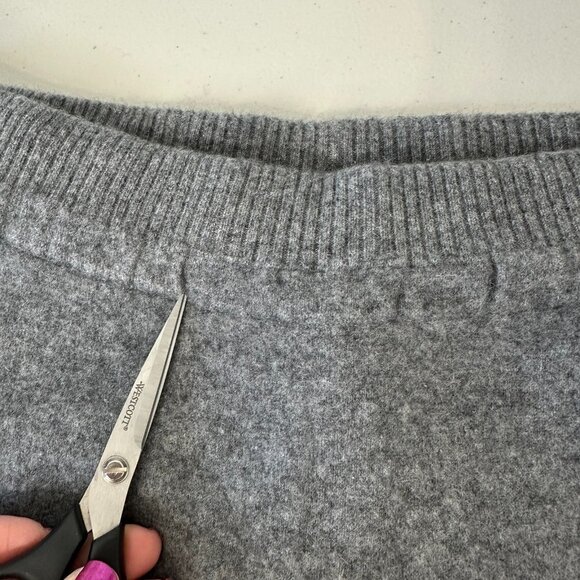 Anthony Urso 100% Cashmere Pull on Pants Size M Gray Loungewear - Picture 6 of 13